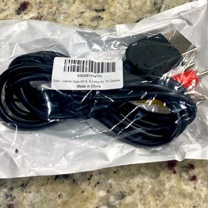 Gamer Gear RCA A Cable for TV Games New and Sealed